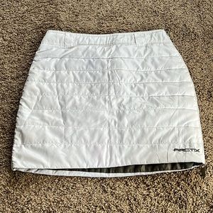 White puffer skirt